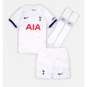 Tottenham Hotspur Dětské Domácí dres komplet 2023-24 Krátký Rukáv (+ trenýrky)